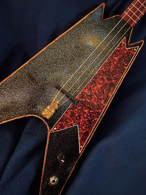 Flying V Solid Body 3 String Guitar